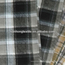 100% Cotton Gingham Check Flannel Fabrics